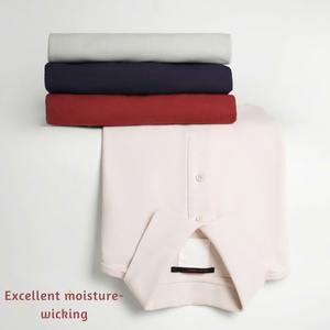 Camisa Casual Unisex de Manga Corta con Botones, 100% Algodón, Color Personalizable, Bordado, Secado Rápido, Tela Dobby, Servicio OEM - Product Image 2