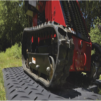 Tapis de protection du sol en HDPE ZSPE de 95 tonnes de capacité, durable, pour le stationnement des camions utilitaires