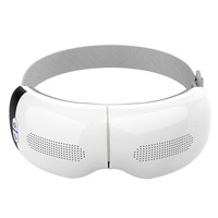 Augenermüdungslinderung: Subtiles vibrierendes Luftdruck-Augenmassagegerät mit Warm-/Kaltkompresse, mehrschichtigen Luftkissen, Musik und Bluetooth, 2000-4000mAh