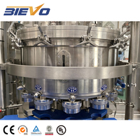 Petite machine complète de mise en conserve de bière pour boissons gazeuses/ligne de production de remplissage de canettes en aluminium