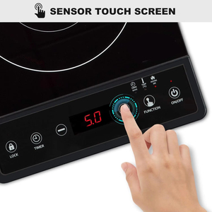 Đa chức năng 1800W di động cảm ứng đung dẫn hiển thị cảm biến cảm ứng Countertop đơn Burner cảm ứng nồi hẹn giờ cài sẵn - Product Image 6
