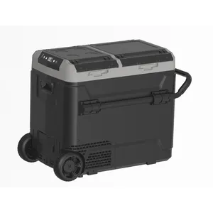 Refrirator portátil para coche de 50L con compresor de CC de 12V, aplicación doméstica, modo congelador para Camping, caja refrigeradora de viaje