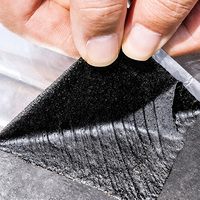 Membrane d'étanchéité bitumineuse autocollante sans torche, à application à froid, haute résistance au décollement, 1,5 mm, 2,0 mm, 1,0 m de large, pour toiture métallique