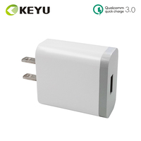 Chargeur de téléphone portable 18W Qualcomm Quick Charge Super Fast 3.0 USB Wall Charger