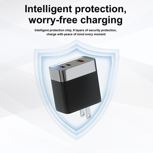 Adaptador de <span class=keywords><strong>cargador</strong></span> rápido multifuncional WISESIR de 65W para iPhone 17 <span class=keywords><strong>Pro</strong></span> Max Dual USB C y un puerto de carga de <span class=keywords><strong>cargador</strong></span> de pared - Product Image 4