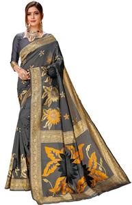 Vêtements en gros Sarees en soie d'art - Product Image 4