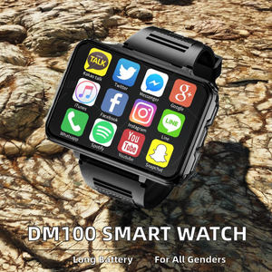 LETINE New <strong>4</strong>+64GB <strong>Smart</strong> <strong>Watch</strong> 4G 5G Phone Big 1400mAh Android Dual GPS Wifi Camera TFT Display Alarm Clock Sim Card for Calling - Product Image 4