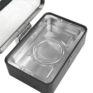 Attrezzatura per Buffet HoReCa, Scaldavivande Elettrico 9L Nero, Chafing Dish Senza Acqua per Ristoranti, Hotel e Negozi - Product Image 4