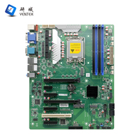 Carte mère industrielle ATX LGA1700 12e 13e génération Intel W680 I3 I5 I7 I9 2 RJ45 LAN 6 RS232 485 COM USB HD VGA 4K TPM LPT PCIE PCI