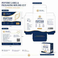 Étiquettes adhésives en papier pharmaceutique imperméables anti-contrefaçon imprimées sur mesure YSB pour l'emballage des flacons de médicaments Offset