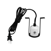 Lucky herp E26 E27 Supports de lampes chauffantes en céramique pour reptiles et animaux de compagnie avec interrupteur, prise et support pour ampoules de lampe chauffante de terrarium