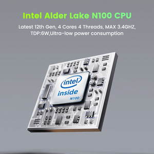 มินิพีซี เจนเนอเรชั่น 12 รุ่น N100 N150 คอมพิวเตอร์แบบ Dual Lan สำหรับเล่นเกม ความบันเทิงภายในบ้าน ทำงาน ใช้พลังงานต่ำ รองรับ Linux/Win QN10-SE Alder Lake N N150 QN10-S - Product Image 4