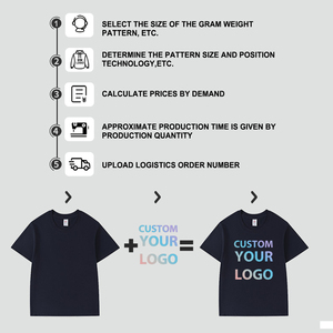 Camiseta Personalizada de Alta Calidad 100% Algodón para Hombre, Camiseta Negra con Estampado Personalizado, Camiseta Blanca con Estampado Gráfico - Product Image 4