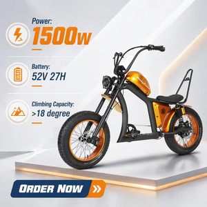 Vélo électrique 52V, vélo de ville électrique, VTT avec batterie 27ah <span class=keywords><strong>KITE</strong></span> - Product Image 3