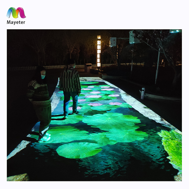 LCD Technology Professional Interactive Floor Projection System 3D Interactive Projector for Outdoor/Indoor