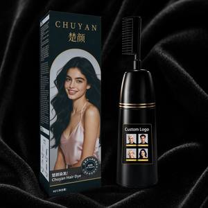 ย้อมผมสีดำแบบ OEM พร้อมหวีทาครีมสมุนไพรสำหรับปิดผมขาว - Product Image 1