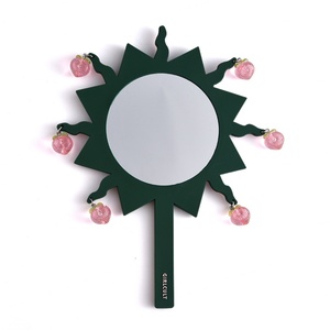 กระจกแต่งหน้าพกพาแบบพีวีซี ดีไซน์แฟชั่นตกแต่งรูปทรงแปลกตา ผลิตตามสั่งส่วนตัว - Product Image 3