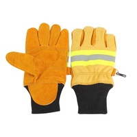 Gants de sapeur-pompier certifiés EN659, résistants à la chaleur et aux coupures, avec bande réfléchissante, pour la lutte contre les incendies et les secours structurels.