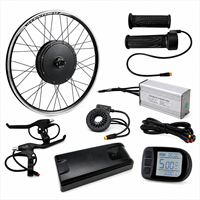 26 Zoll 500W 750W 48V E-Bike Umrüstsatz Vorderrad LCD5 Nabenmotor Elektrofahrrad-Kit 27,5 29 Zoll Daumengashebel