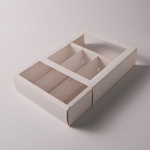 Sunshine Wholesale Exquisite <b>White</b> Clear Macaron Cookie Packaging <b>Box</b> <b>Gift</b> <b>Box</b> - Product Image 5