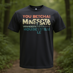T-shirt retrò con scritta You Betcha Minnesota, stile del Midwest - Product Image 3
