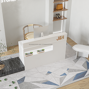 कपड़े की दुकान के लिए खजांची काउंटर फैशन कपड़े प्रदर्शन प्रदर्शनी स्टैंड बच्चे परिधान रैक प्रदर्शन लक्जरी अलमारियों - Product Image 3