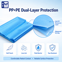 Drap de massage imperméable jetable, housse de table de spa en PP/PE résistante aux liquides, emballage personnalisé OEM, vente en gros