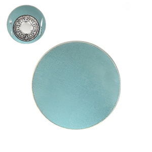 Sous-plat rond en polyester DIAM. 38CM BLEU - Product Image 1