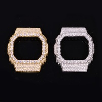 Buss Down DW5600 Uhrenteile Zubehör Schnee-Pavé VVS Moissanit Diamant Iced Out Uhrenlünette mit GRA-Zertifikat