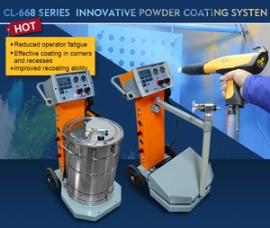 <span class=keywords><strong>Pistolet</strong></span> de pulvérisation de revêtement en <span class=keywords><strong>poudre</strong></span> époxy manuel avec trémie pour le métal - Product Image 4
