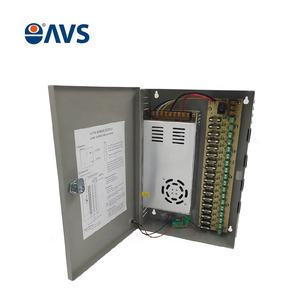 صندوق توزيع إمدادات الطاقة بالدوائر التلفزيونية المغلقة DC12V 30A صندوق إمداد طاقة بمفتاح 18 منفذ مصدر طاقة خرج متعدد لـ 42 - Product Image 1