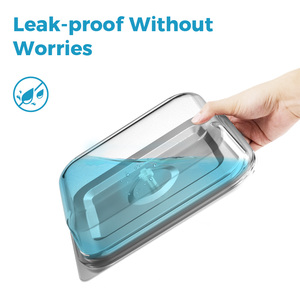 Glass Food Storage Containers with Airtight Lids Meal Prep Containers Stainless Steel <strong>Lunch</strong> Bento <strong>Box</strong> for <strong>Microwave</strong> BPA Free - Product Image 4