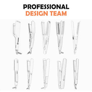 Calentador de 45mm, fabricante de alisador de pelo infrarrojo, alisador de pelo grande, cree su propia marca, <span class=keywords><strong>plancha</strong></span> plana - Product Image 5