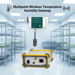 Sensor inalámbrico para monitoreo remoto de temperatura y humedad en el cuarto de cultivo - Product Image 1