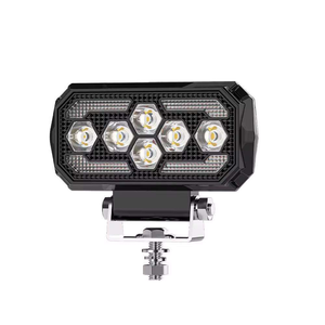 Phare de travail LED carré de 5 pouces avec DRL 40W 6000 Lumens 9-36V pour éclairage tout-terrain Voiture/Camion/Tracteur - Product Image 1
