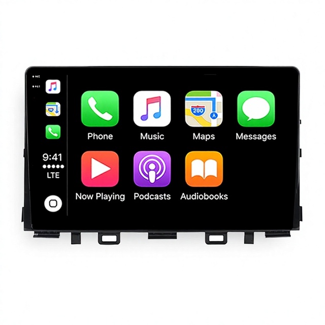 4+64GB Android 16 9 Inch Car Radio Head Unit Touch Screen Wireless CarPlay Android Auto Double DIN Auto Stereo Navigation