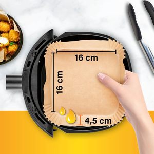 Papel de Hornear Desechable al por Mayor para Freidora de Aire, <span class=keywords><strong>Horno</strong></span> de <span class=keywords><strong>Microondas</strong></span>, Horneado y Asado, Papel de Grado Alimenticio - Product Image 2