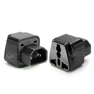 <span class=keywords><strong>Adaptateur</strong></span> convertisseur rapide IEC C14 <span class=keywords><strong>vers</strong></span> connecteur universel/universel <span class=keywords><strong>vers</strong></span> prise mâle IEC C14/<span class=keywords><strong>adaptateur</strong></span> pour ordinateur - Product Image 1
