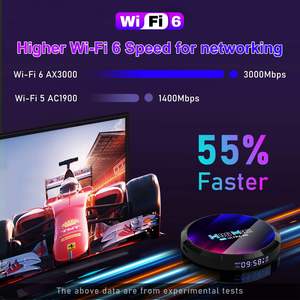 H96 MAX 8K Streaming <span class=keywords><strong>IPTV</strong></span> STB, Receptor de TV Inteligente con Internet, el Mejor Receptor de TV Android 12 <span class=keywords><strong>Pro</strong></span> de Google, Envío Gratis a Europa, Francia y Alemania - Product Image 4