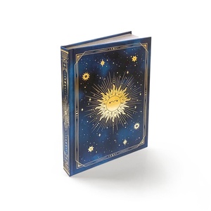 Service d'impression de journaux et de carnets vierges, format personnalisé, couverture rigide, bordure dorée, A5, lignes pointillées, journal vierge - Product Image 1