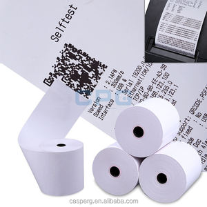 Factory Price 80x80mm BPA Free Thermal <b>Paper</b> 55gsm Buffet Restaurant High Speed Queue Ticket Thermal Receipt <b>Paper</b> Roll - Product Image 2