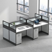 Bureau de travail convertible moderne et durable avec structure métallique, plateau en bois et tiroirs de rangement pour 2 personnes, idéal pour la maison, la villa ou l'hôpital
