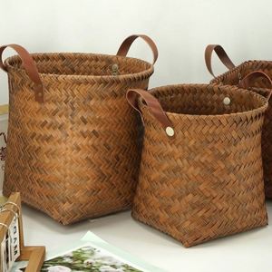 Sacs et paniers à <span class=keywords><strong>linge</strong></span> pliables en jonc de mer naturel, rangement 15 pouces, séparateur, <span class=keywords><strong>panier</strong></span> à <span class=keywords><strong>linge</strong></span> en jacinthe d'eau, 4 pièces, fabrication artisanale vietnamienne en saule - Product Image 5
