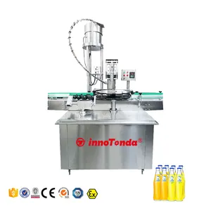 Automatic low price crown wine bottle foil caps beer bottle capping sealing machine crown cap capper for sale