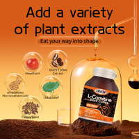 Cápsulas de Café Negro con L-Carnitina Natural Personalizadas, 100% Puro, Apoyo Inmunológico, Pérdida de Peso, Adelgazamiento, Metabolismo para Adultos