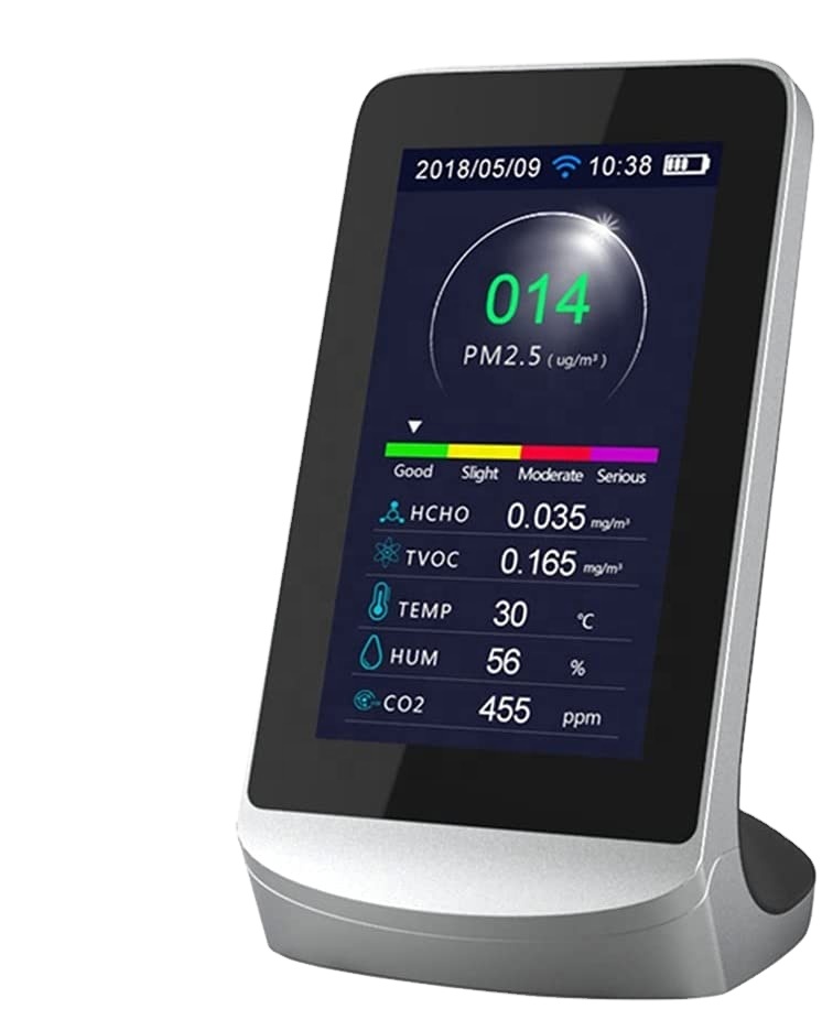Настенный измеритель углекислого газа ndir monitor wifi co2 ndir монитор качества воздуха co2
