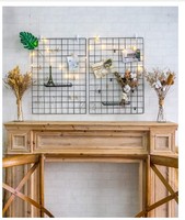 Écran de décoration en maille métallique, panneau de grille de mur de Photo