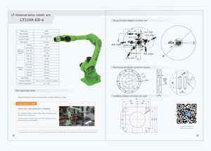 Robot universal industrial de 6 ejes de alto rendimiento de costo Robot de paletización inteligente con motor PLC - Product Image 3