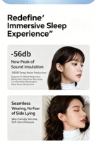 Bouchons d'oreilles en silicone ultra-doux à réduction de bruit, super isolation phonique pour le sommeil, non irritants pour les oreilles, forte réduction du bruit