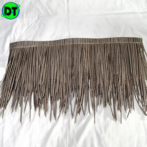 Faux panneaux de chaume décoratifs synthétiques pour l'amélioration de conception avant de magasin de café de restaurant pour des tuiles de toit - Product Image 4